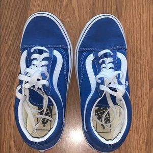 Blue Old school lace up vans